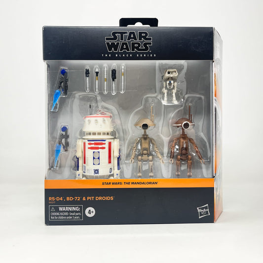 Vintage Hasbro Star Wars Black Series Sealed Figures R5-D4, BD-72 & Pit Droids (Deluxe) - Hasbro Black Series (2024)