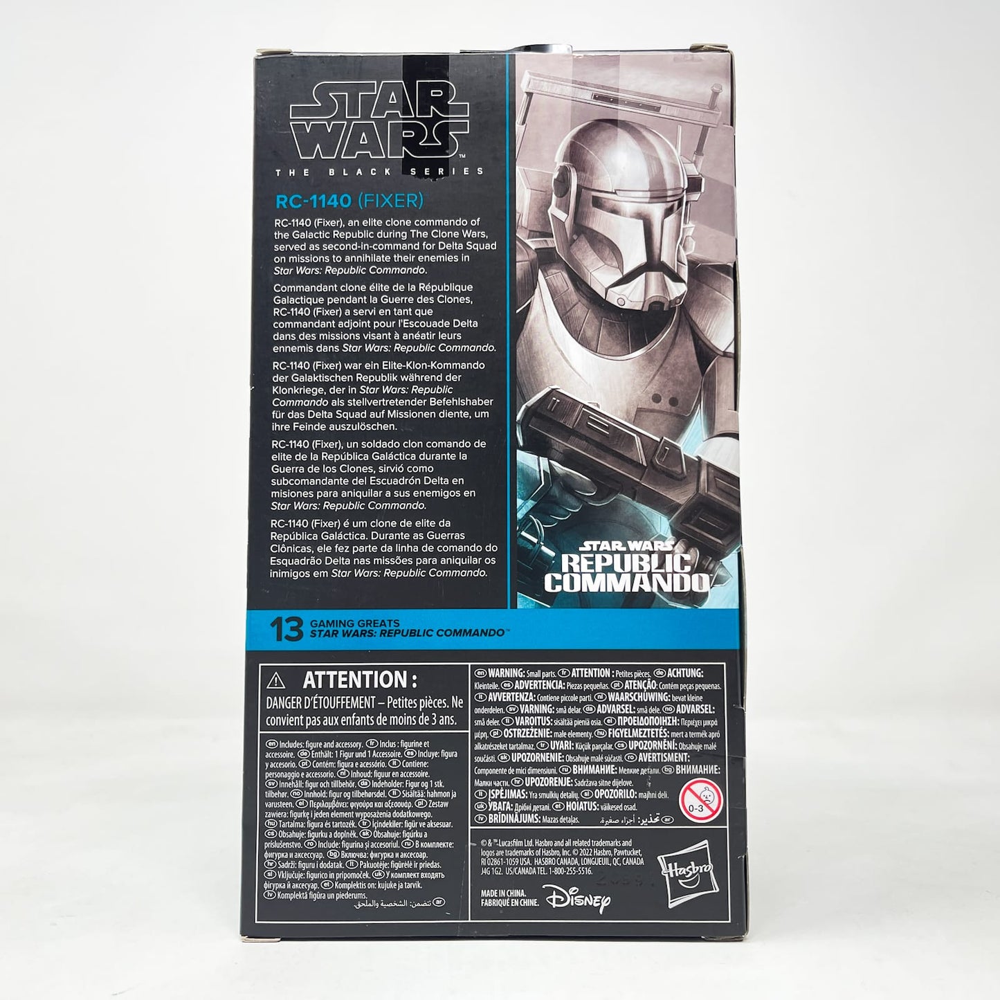 Vintage Hasbro Star Wars Black Series Sealed Figures RC-1140 Fixer (Republic Commando) GG 13 - Hasbro Black Series (2022)