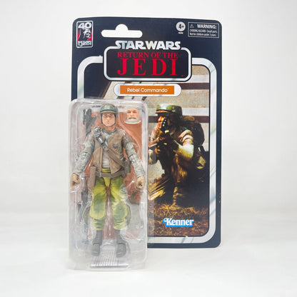 Vintage Hasbro Star Wars Black Series Sealed Figures Rebel Commando (ROTJ) - 40th Anniversary - Hasbro Black Series (2023)