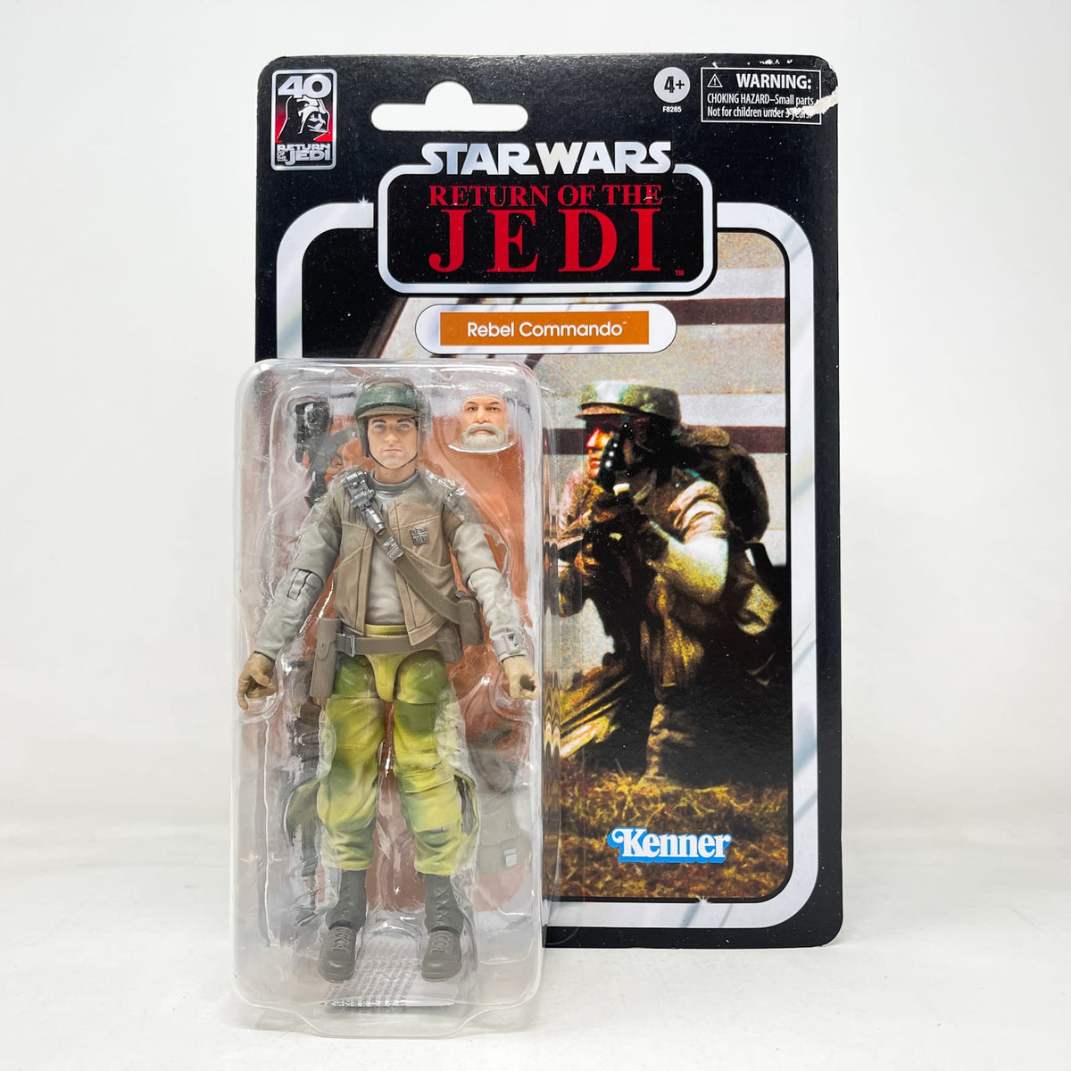 Vintage Hasbro Star Wars Black Series Sealed Figures Rebel Commando (ROTJ) - 40th Anniversary - Hasbro Black Series (2023)