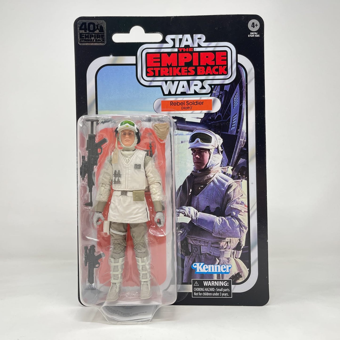 Vintage Hasbro Star Wars Black Series Sealed Figures Rebel Soldier (Hoth) - 40th Anniversary - Hasbro Black Series (2020)