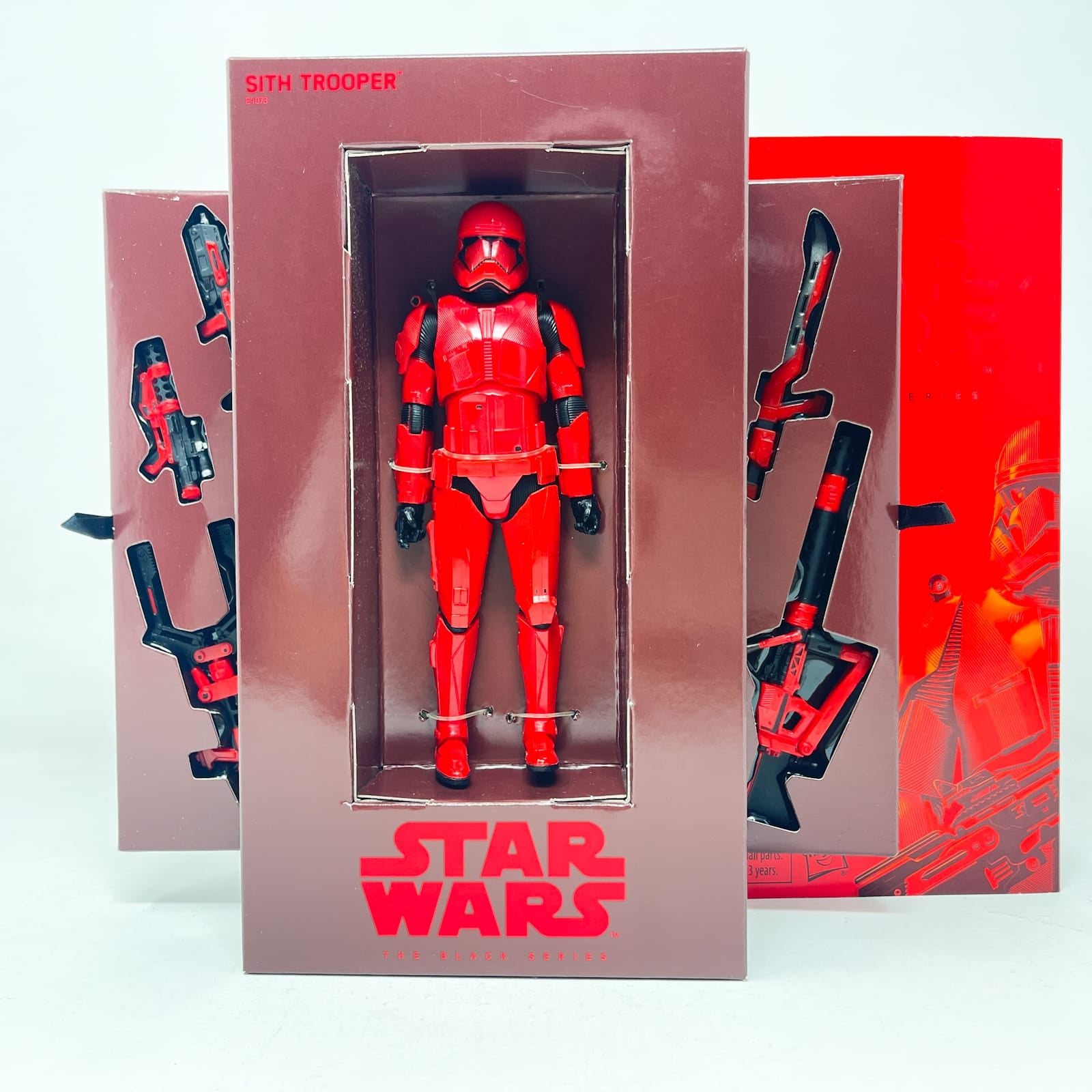 Vintage Hasbro Star Wars Black Series Sealed Figures Red Sith Trooper (SDCC 2019) - Hasbro Black Series (2019)
