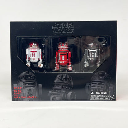 Vintage Hasbro Star Wars Black Series Sealed Figures Red Squadron Droid 3 Pack (2018) - Black Series Hasbro Star Wars Action Figure