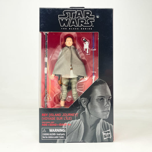 Vintage Hasbro Star Wars Black Series Sealed Figures Rey (Island Journey) #58 - Hasbro Black Series (2017)