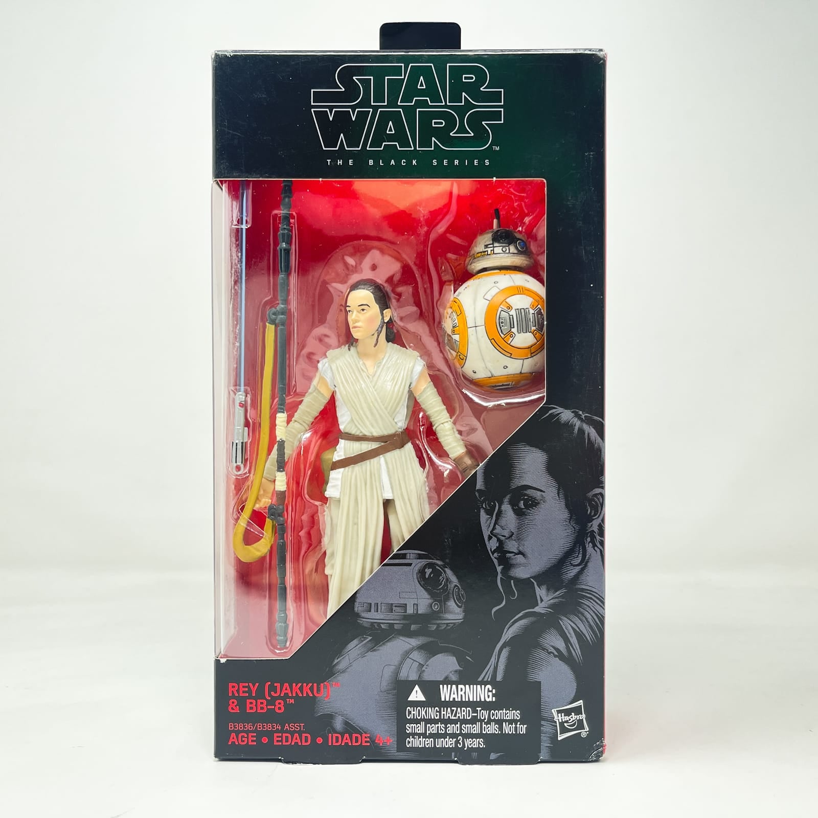 Vintage Hasbro Star Wars Black Series Sealed Figures Rey (Jakku) & BB-8 #02 - Hasbro Black Series (2015)
