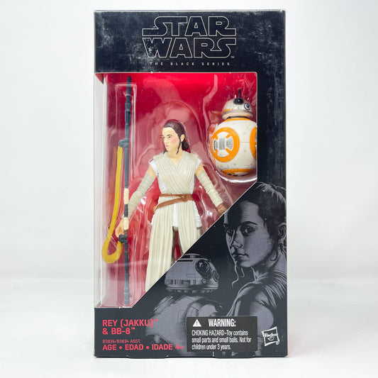 Vintage Hasbro Star Wars Black Series Sealed Figures Rey (Jakku) & BB-8 #02 - Hasbro Black Series (2015)