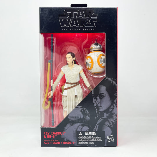 Vintage Hasbro Star Wars Black Series Sealed Figures Rey (Jakku) & BB-8 #02 - Hasbro Black Series (2015)