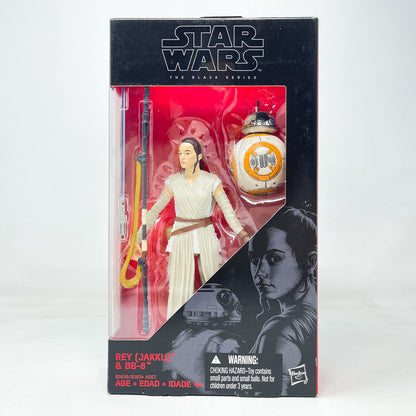 Vintage Hasbro Star Wars Black Series Sealed Figures Rey (Jakku) & BB-8 #02 - Hasbro Black Series (2015)