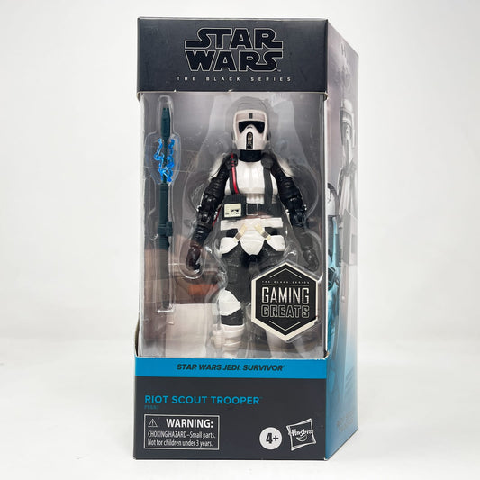 Vintage Hasbro Star Wars Black Series Sealed Figures Riot Scout Trooper GG 14 - Hasbro Black Series (2023)