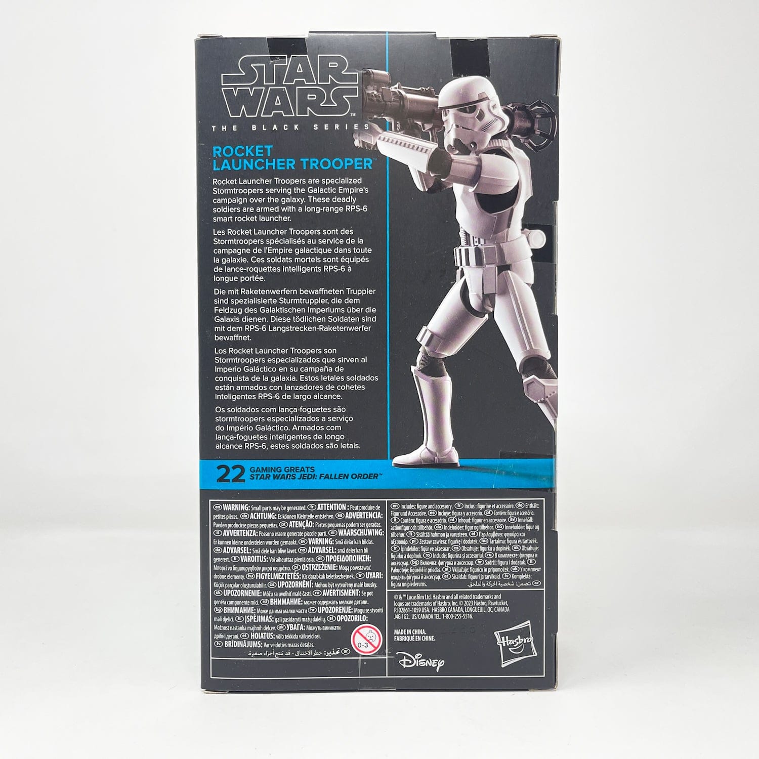 Vintage Hasbro Star Wars Black Series Sealed Figures Rocket Launcher Trooper (Fallen Order) GG 22 - Black Series Hasbro Star Wars Action Figure