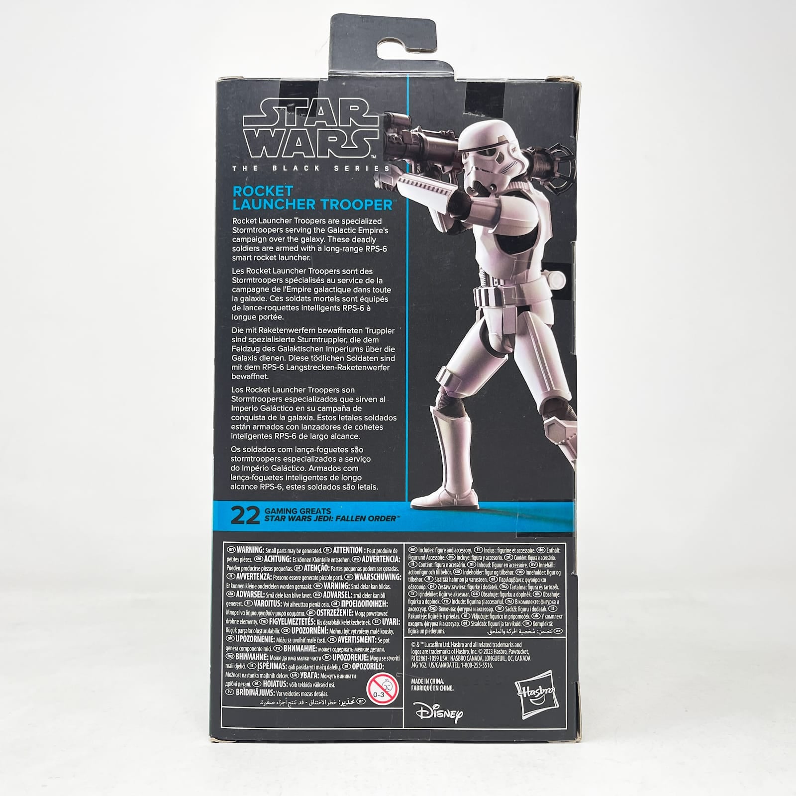Vintage Hasbro Star Wars Black Series Sealed Figures Rocket Launcher Trooper (Fallen Order) GG 22 - Hasbro Black Series (2023)