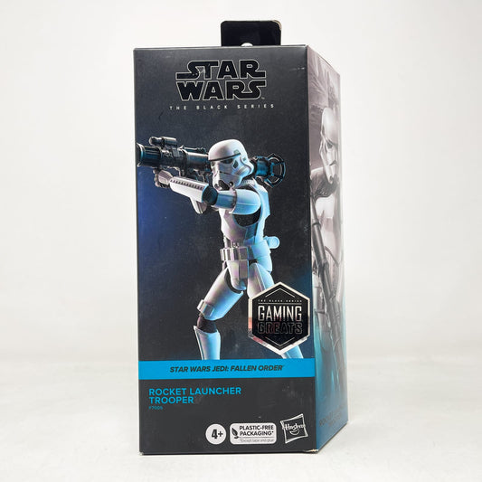 Vintage Hasbro Star Wars Black Series Sealed Figures Rocket Launcher Trooper (Fallen Order) GG 22 - Hasbro Black Series (2023)