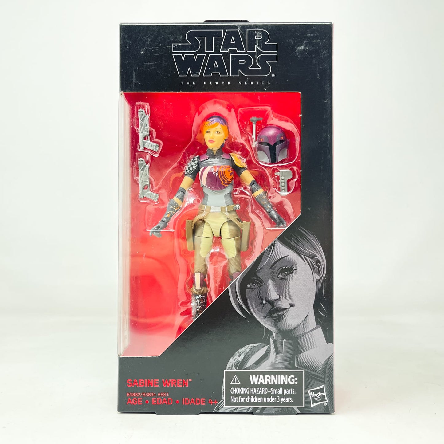 Vintage Hasbro Star Wars Black Series Sealed Figures Sabine Wren (Rebels) #33 - Hasbro Black Series (2016)