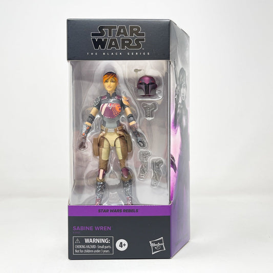 Vintage Hasbro Star Wars Black Series Sealed Figures Sabine Wren (Rebels) REB 06 (2020) - Black Series Hasbro Star Wars Action Figure