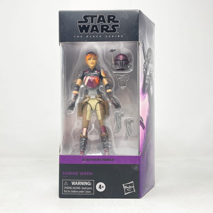 Vintage Hasbro Star Wars Black Series Sealed Figures Sabine Wren (Rebels) REB 06 - Hasbro Black Series (2020)