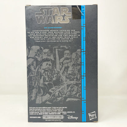Vintage Hasbro Star Wars Black Series Sealed Figures Sandtrooper #01 (2014) Blue Line - Black Series Hasbro Star Wars Action Figure
