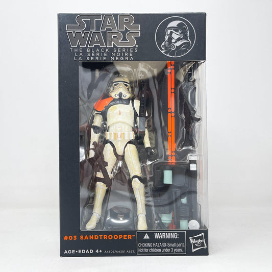 Vintage Hasbro Star Wars Black Series Sealed Figures Sandtrooper - Orange #03 - Black Series Hasbro Star Wars Action Figure