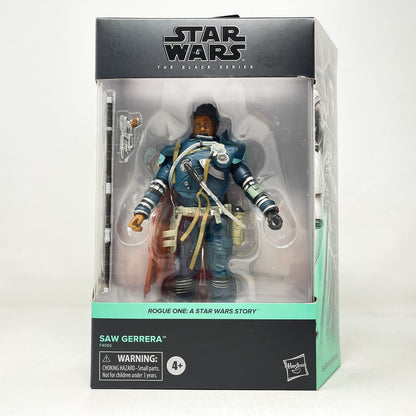 Vintage Hasbro Star Wars Black Series Sealed Figures Saw Gerrera Deluxe (Rogue One) RO10 - Hasbro Black Series (2022)