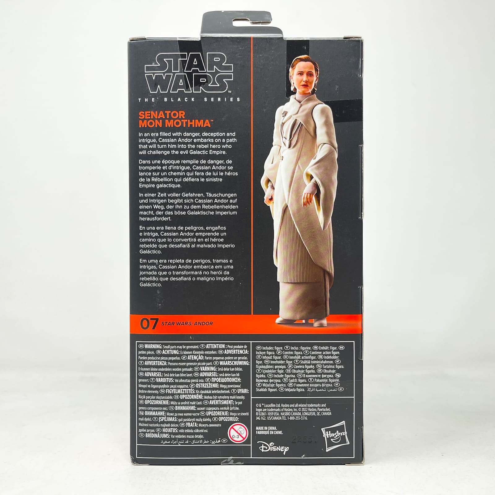Vintage Hasbro Star Wars Black Series Sealed Figures Senator Mon Mothma (Andor) AND 07 - Hasbro Black Series (2023)