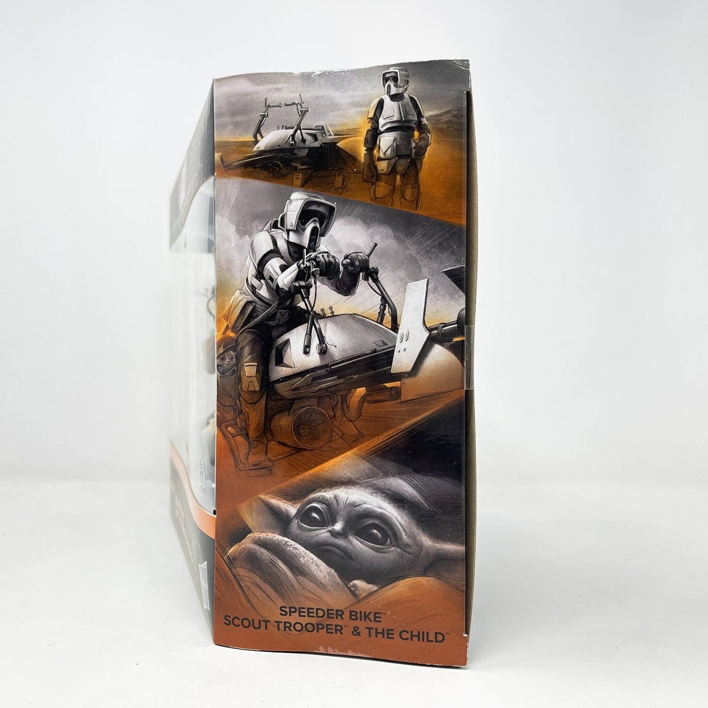 Vintage Hasbro Star Wars Black Series Sealed Figures Speeder Bike Scout Trooper and The Child - Black Series Hasbro Star Wars Action Figure