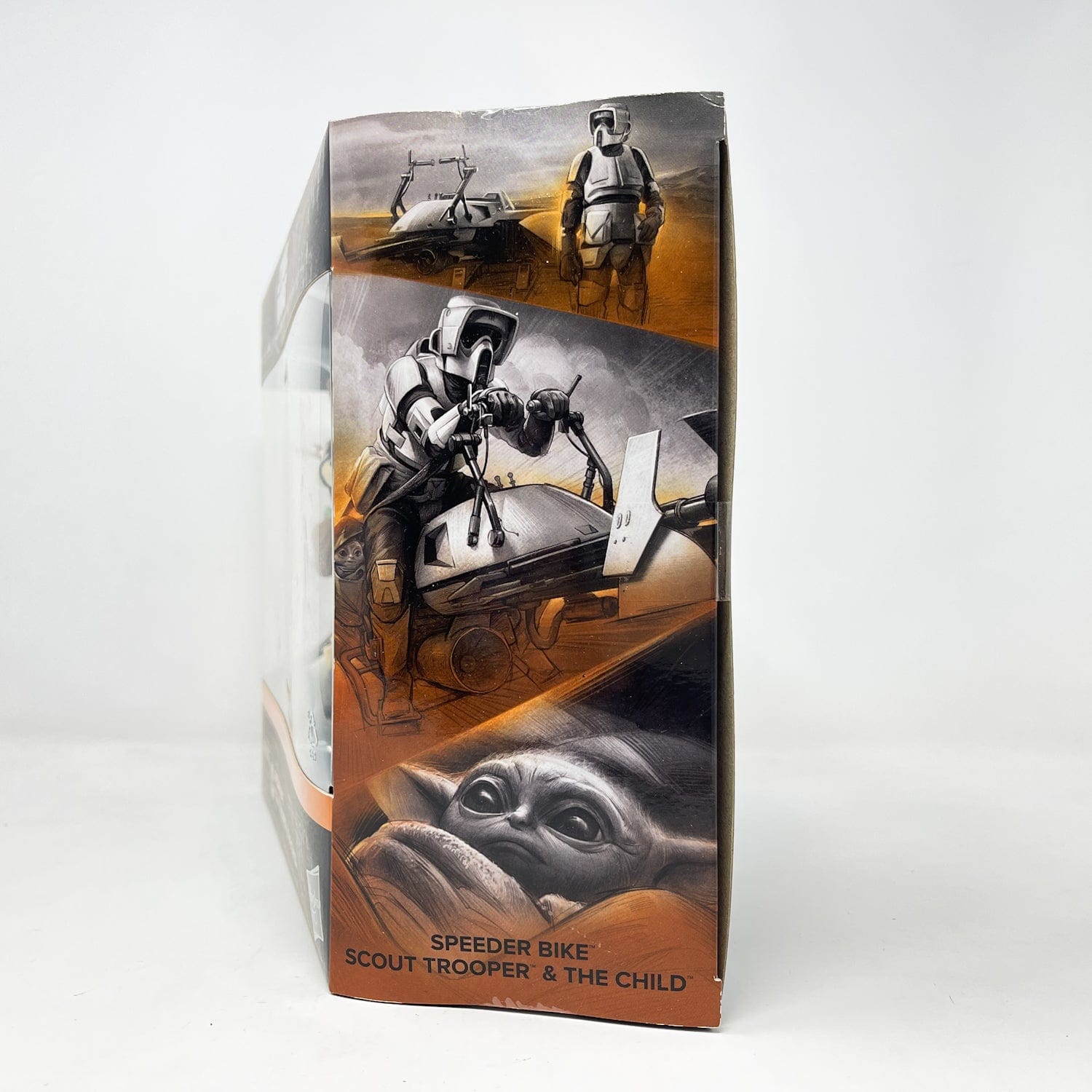 Vintage Hasbro Star Wars Black Series Sealed Figures Speeder Bike Scout Trooper and The Child - Black Series Hasbro Star Wars Action Figure