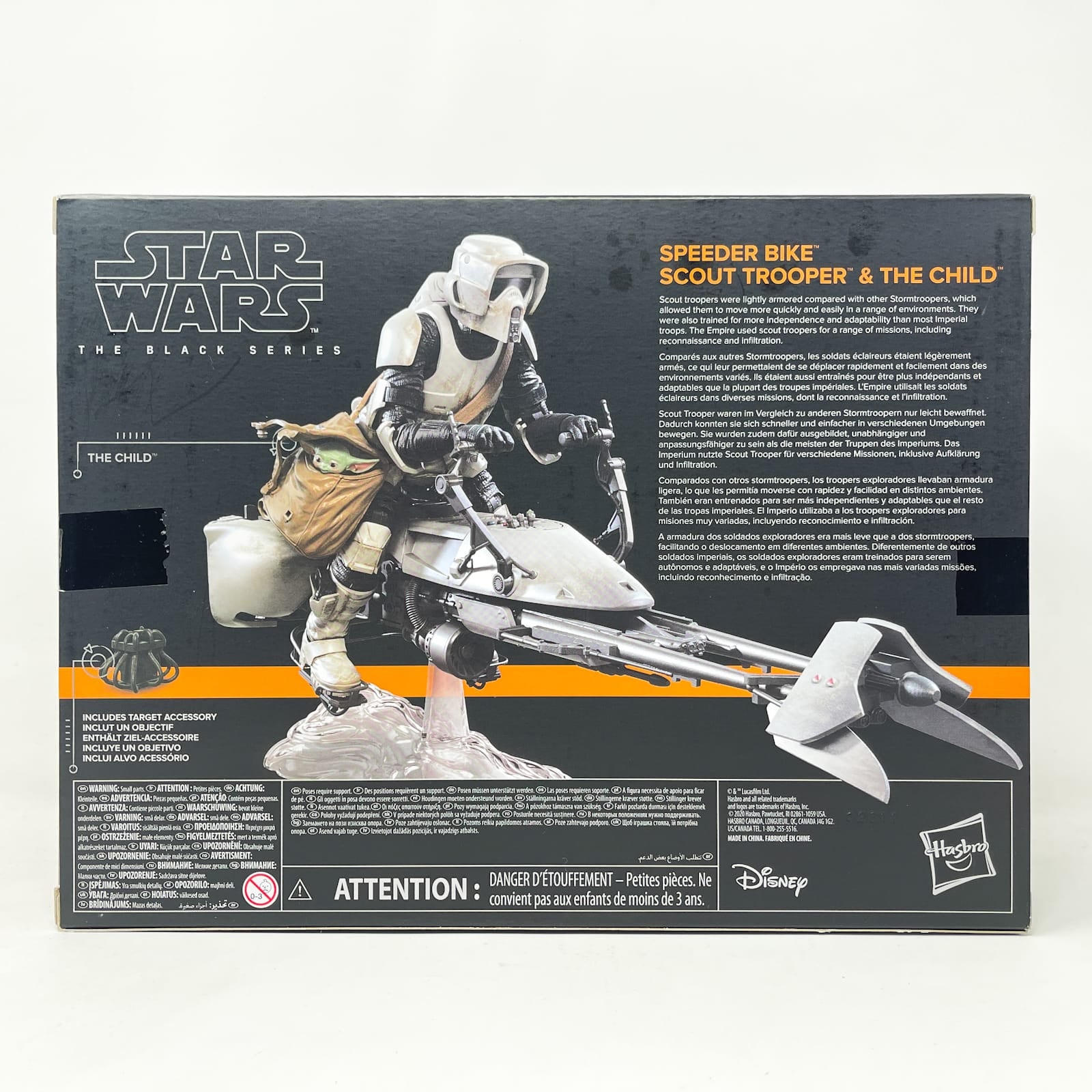 Vintage Hasbro Star Wars Black Series Sealed Figures Speeder Bike Scout Trooper and The Child - Hasbro Black Series (2020)