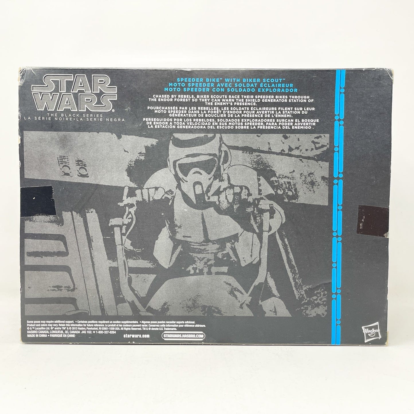 Vintage Hasbro Star Wars Black Series Sealed Figures Speeder Bike with Biker Scout (2013) - Black Series Hasbro Star Wars Action Figure
