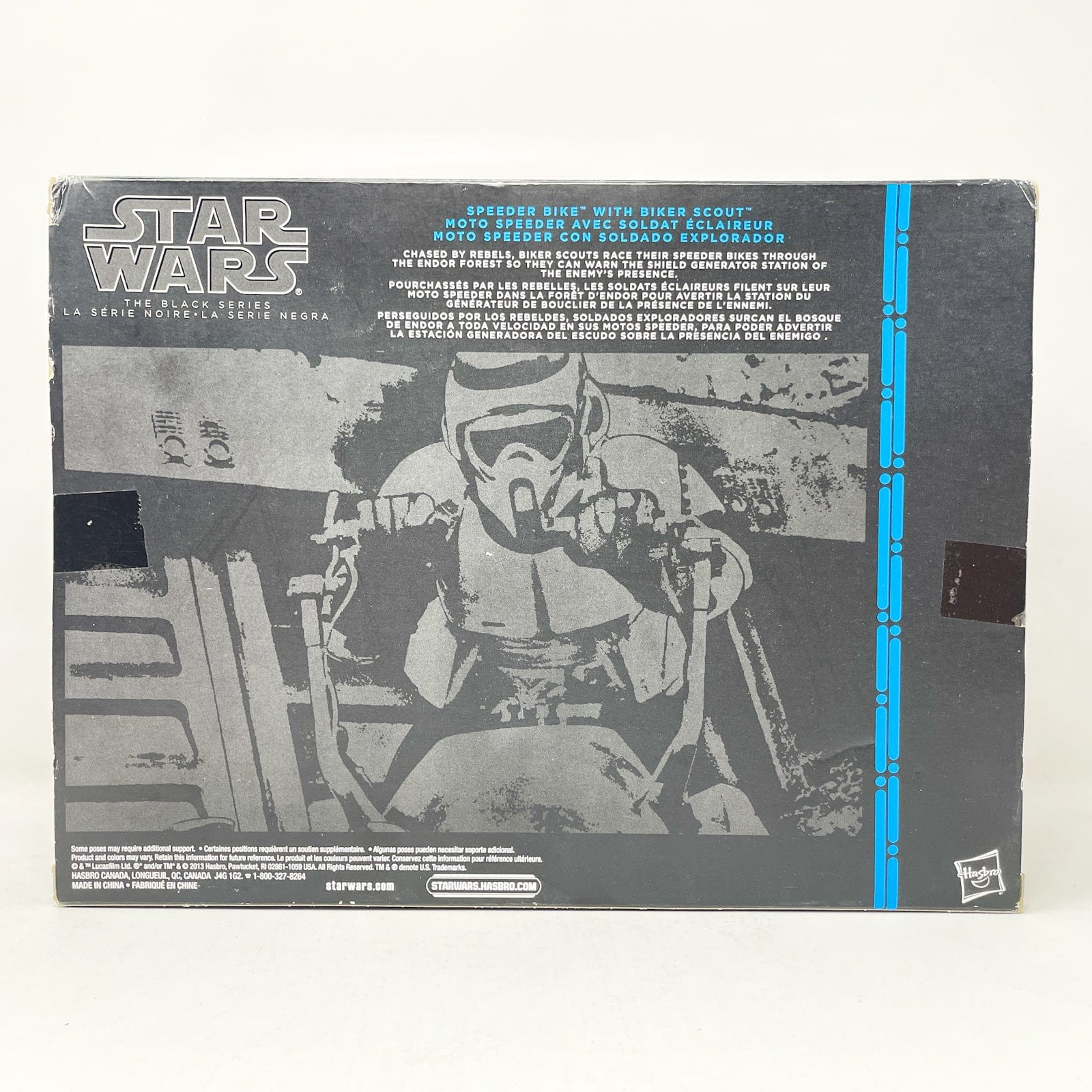 Vintage Hasbro Star Wars Black Series Sealed Figures Speeder Bike with Biker Scout (2013) - Black Series Hasbro Star Wars Action Figure