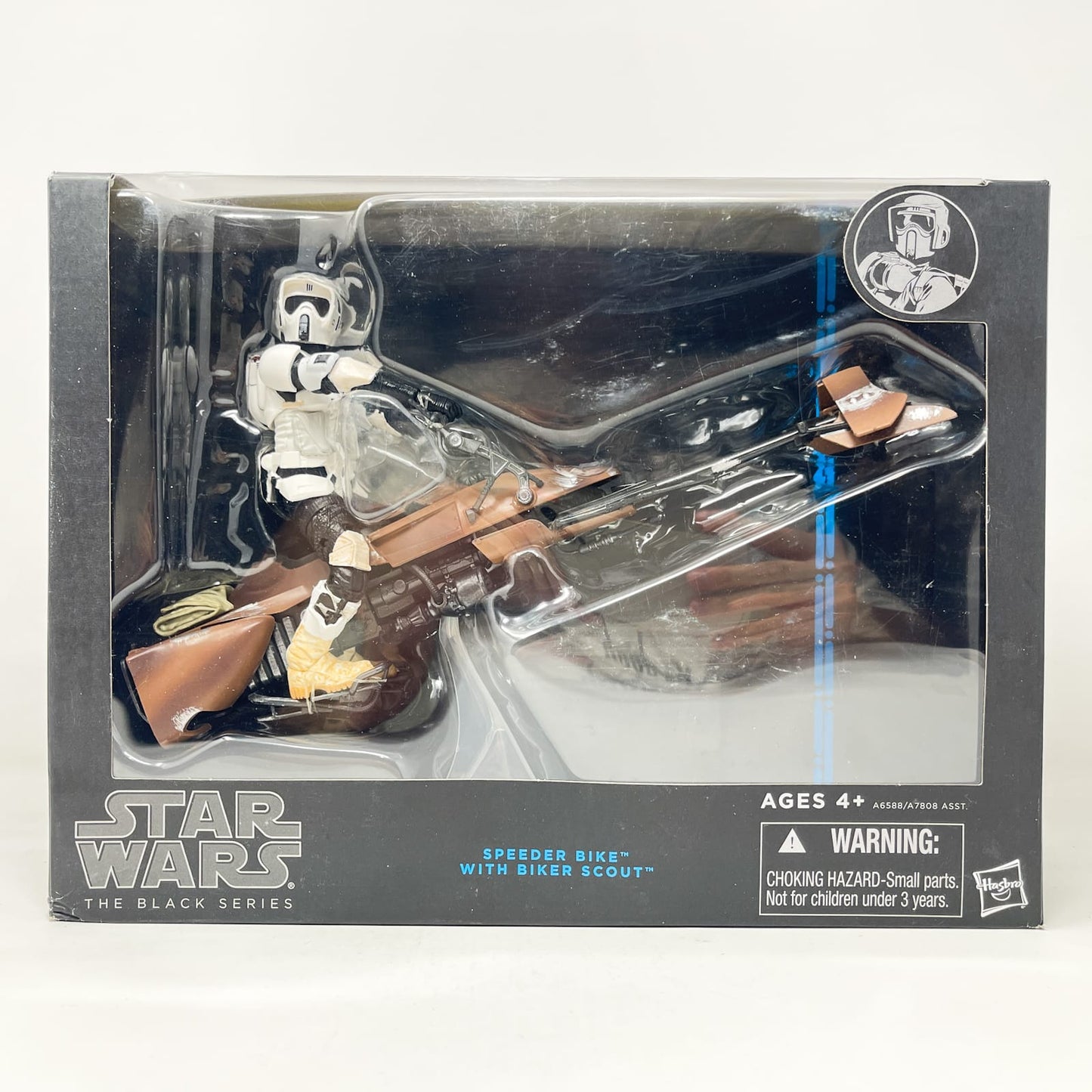 Vintage Hasbro Star Wars Black Series Sealed Figures Speeder Bike with Biker Scout - Hasbro Black Series (2013)