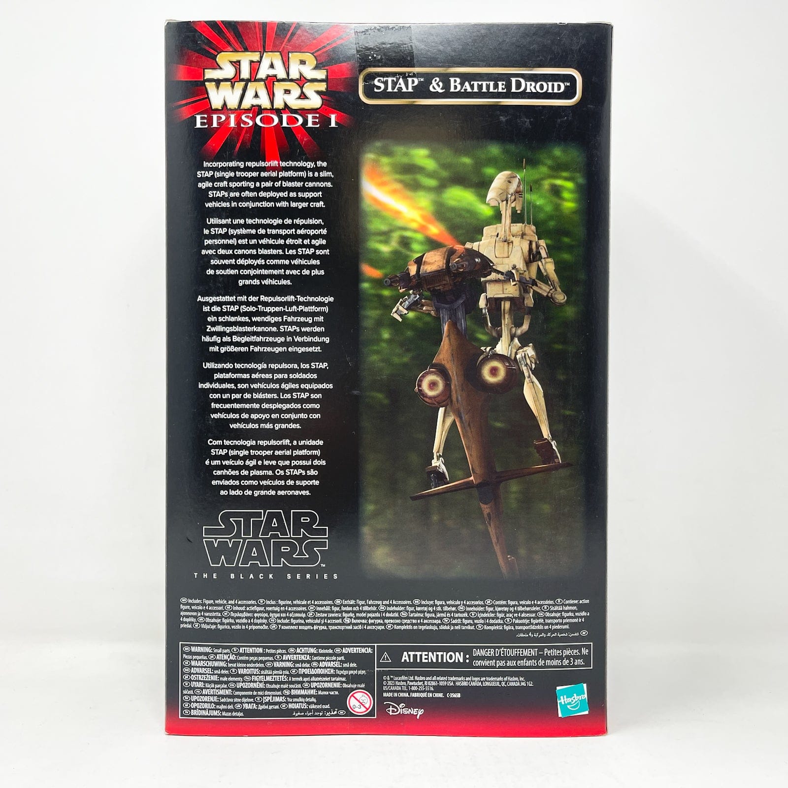 Vintage Hasbro Star Wars Black Series Sealed Figures STAP & Battle Droid  - Hasbro Black Series