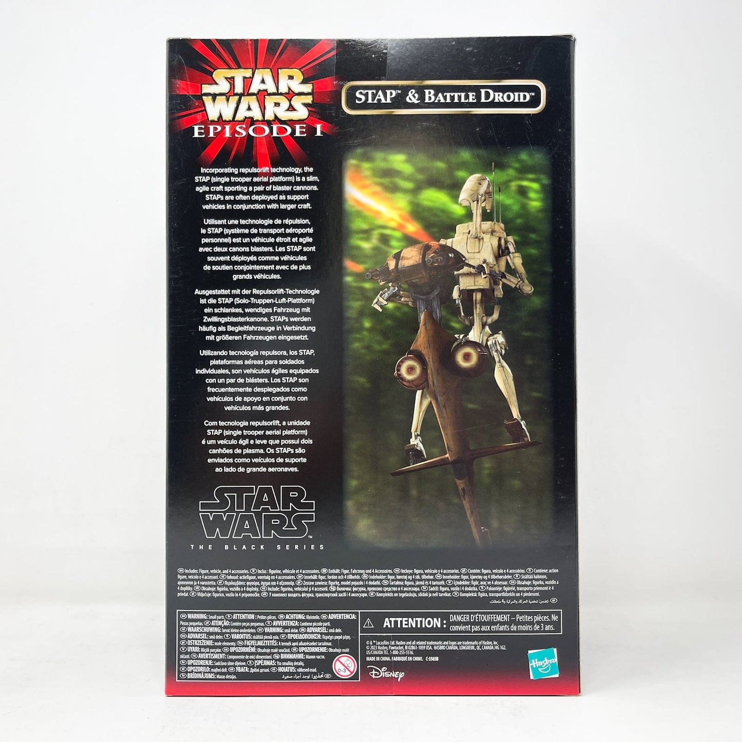 Vintage Hasbro Star Wars Black Series Sealed Figures STAP & Battle Droid  - Hasbro Black Series