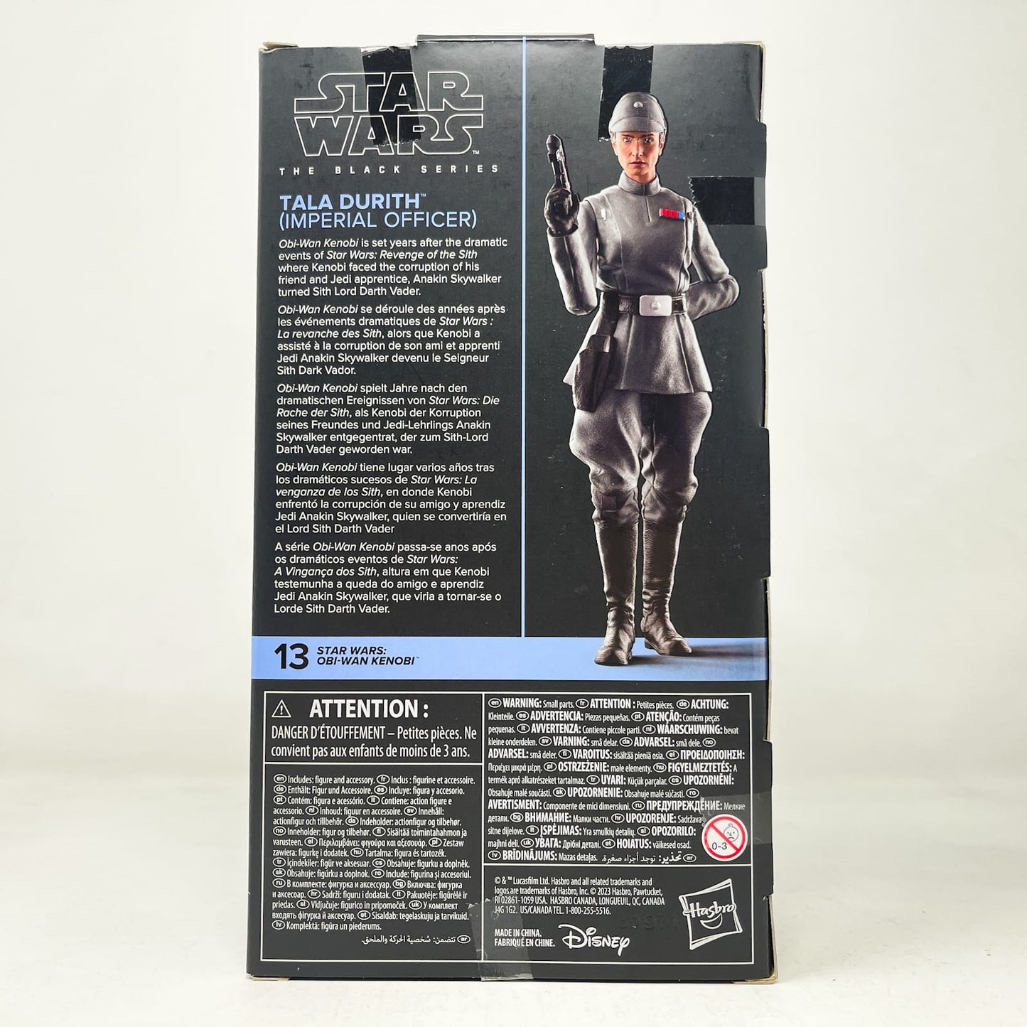 Vintage Hasbro Star Wars Black Series Sealed Figures Tala Durith (Imperial Officer) OBI 13 - Hasbro Black Series (2022)