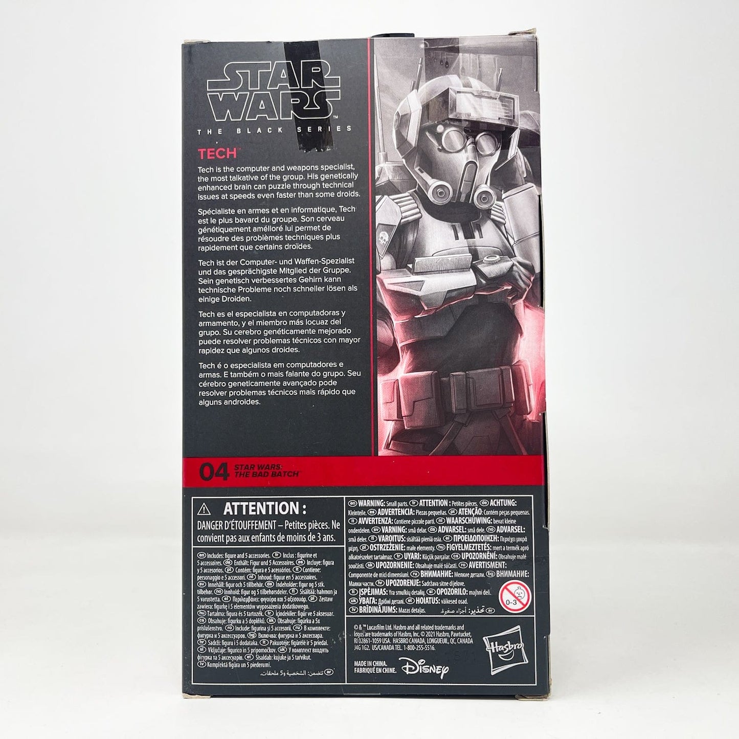Vintage Hasbro Star Wars Black Series Sealed Figures Tech (The Bad Batch) BB 04 - Black Series Hasbro Star Wars Action Figure
