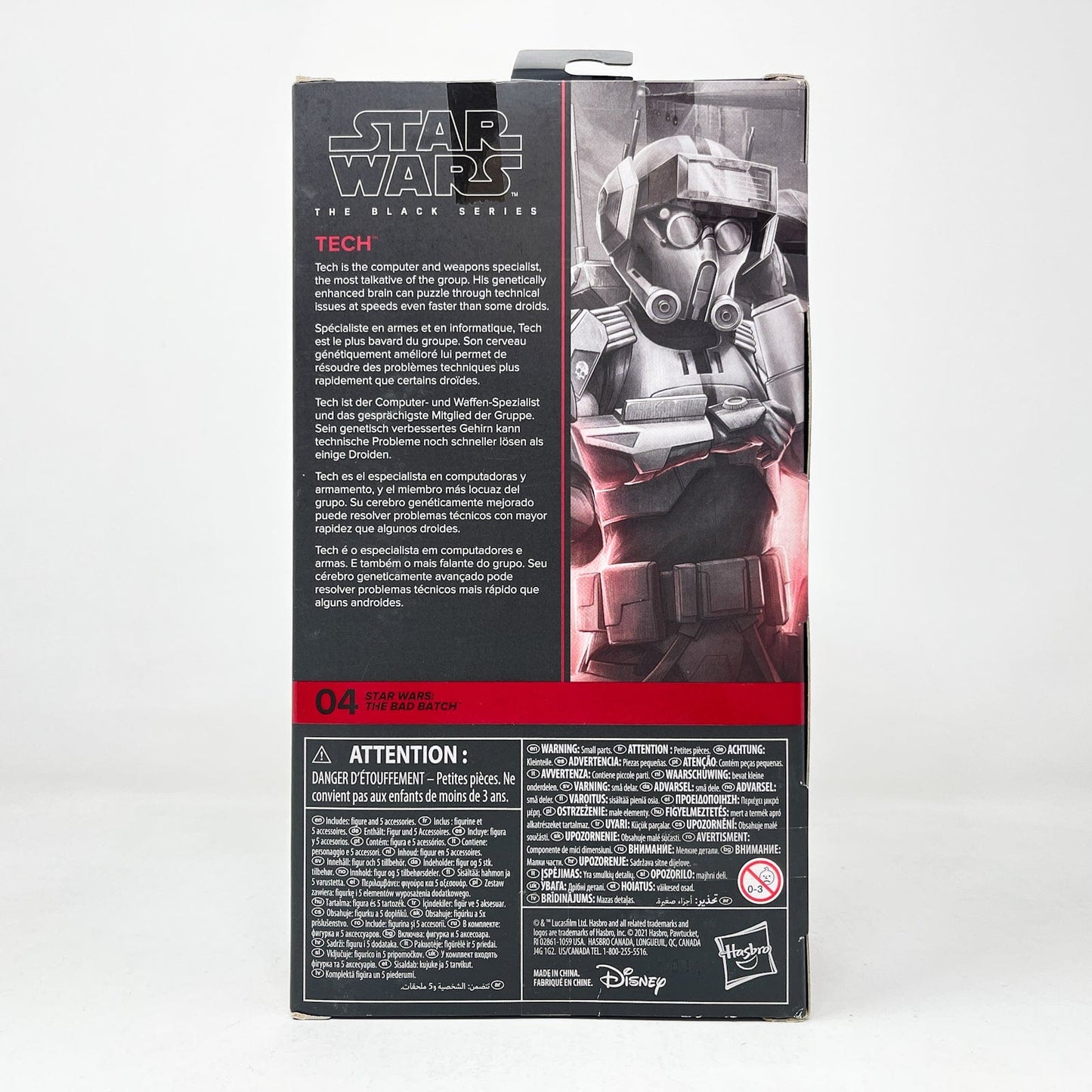Vintage Hasbro Star Wars Black Series Sealed Figures Tech (The Bad Batch) BB 04 - Black Series Hasbro Star Wars Action Figure