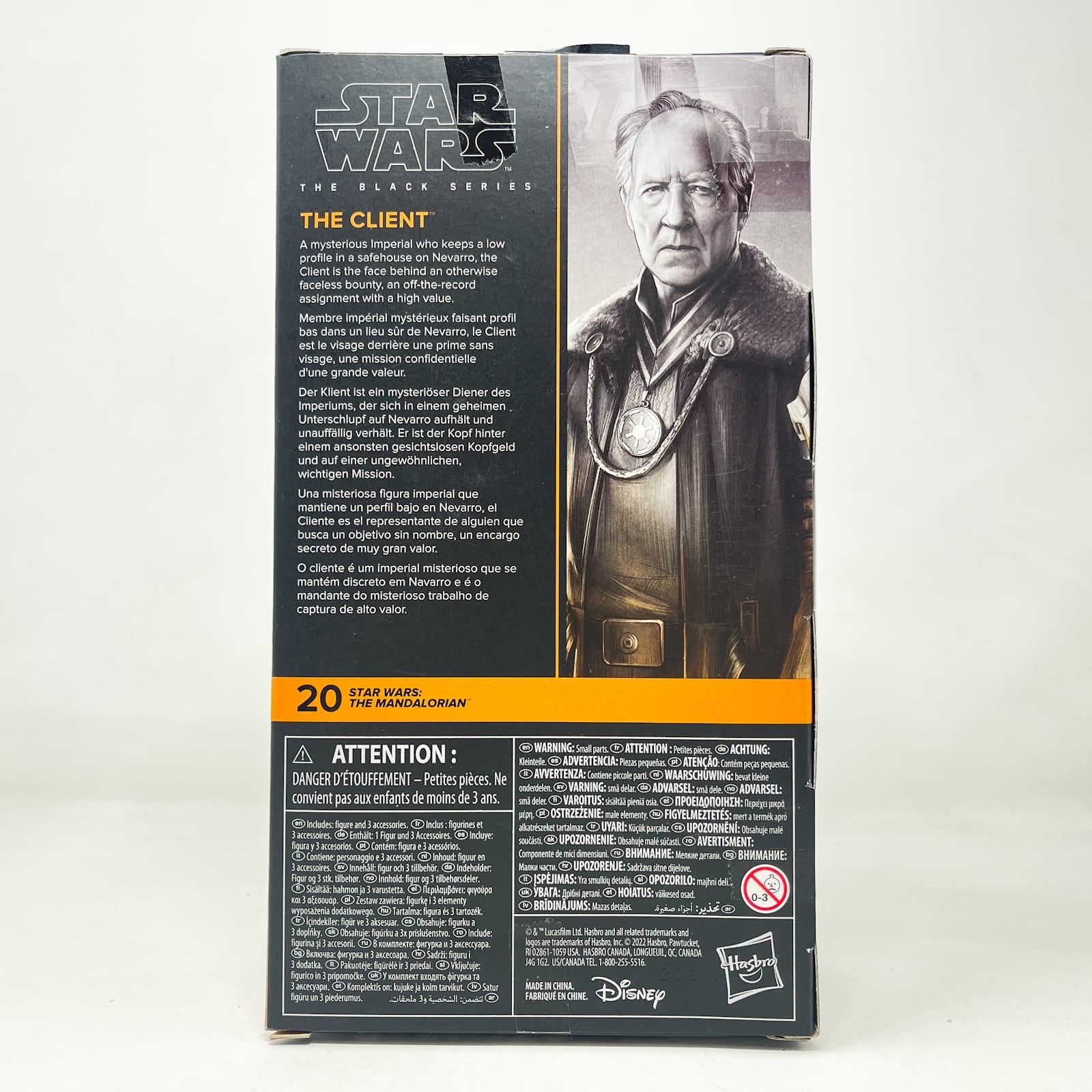 Vintage Hasbro Star Wars Black Series Sealed Figures The Client MAN 20 - Hasbro Black Series (2022)