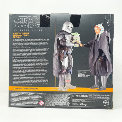 Vintage Hasbro Star Wars Black Series Sealed Figures The Mandalorian, Ahsoka Tano & Grogu 3-Pack – Hasbro Black Series (2022)