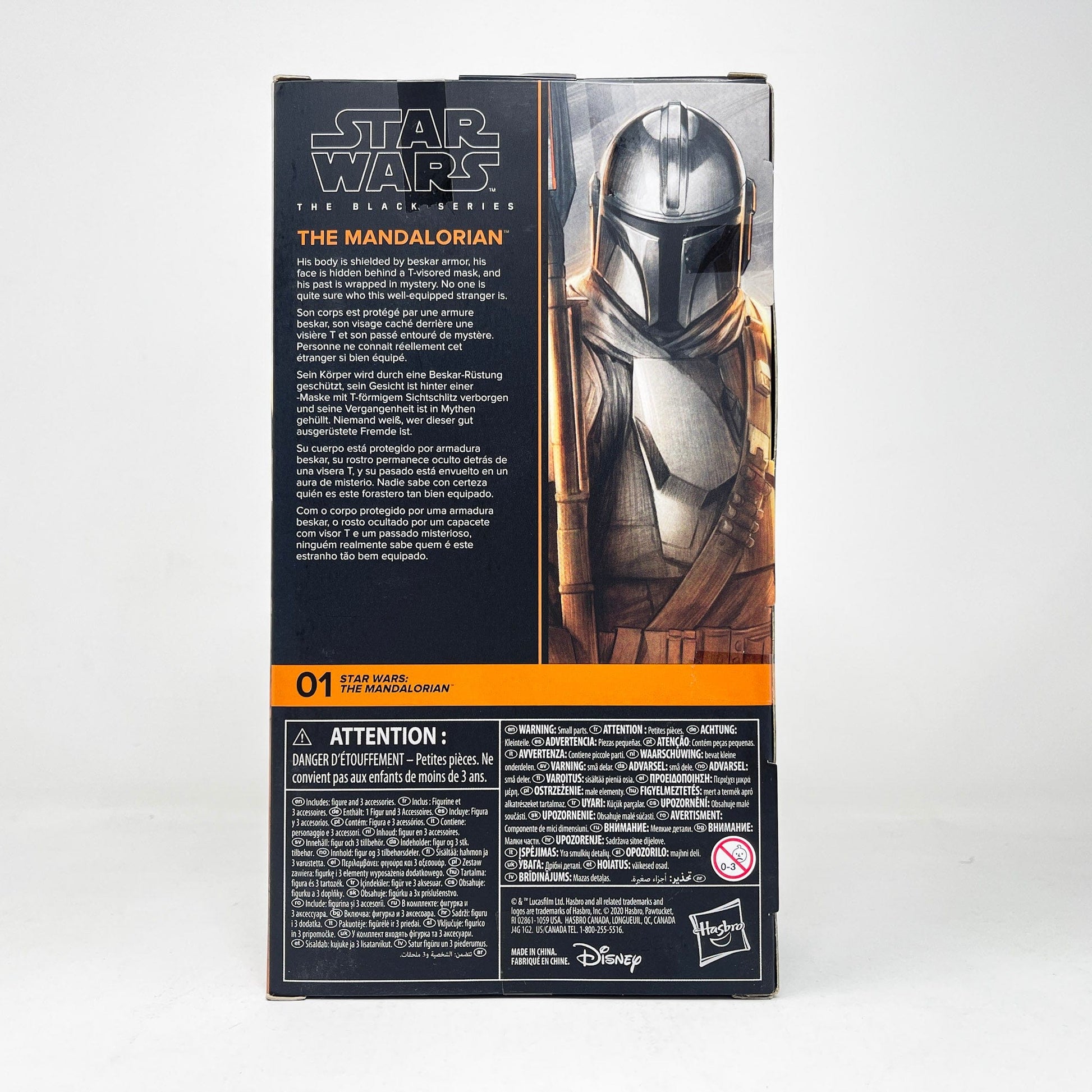 Vintage Hasbro Star Wars Black Series Sealed Figures The Mandalorian (Beskar Armor) MAN 01 - Black Series Hasbro Star Wars Action Figure