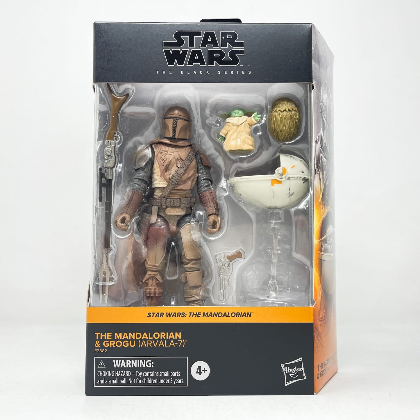 Vintage Hasbro Star Wars Black Series Sealed Figures The Mandalorian & Grogu (Arvala-7) - Hasbro Black Series (2022)