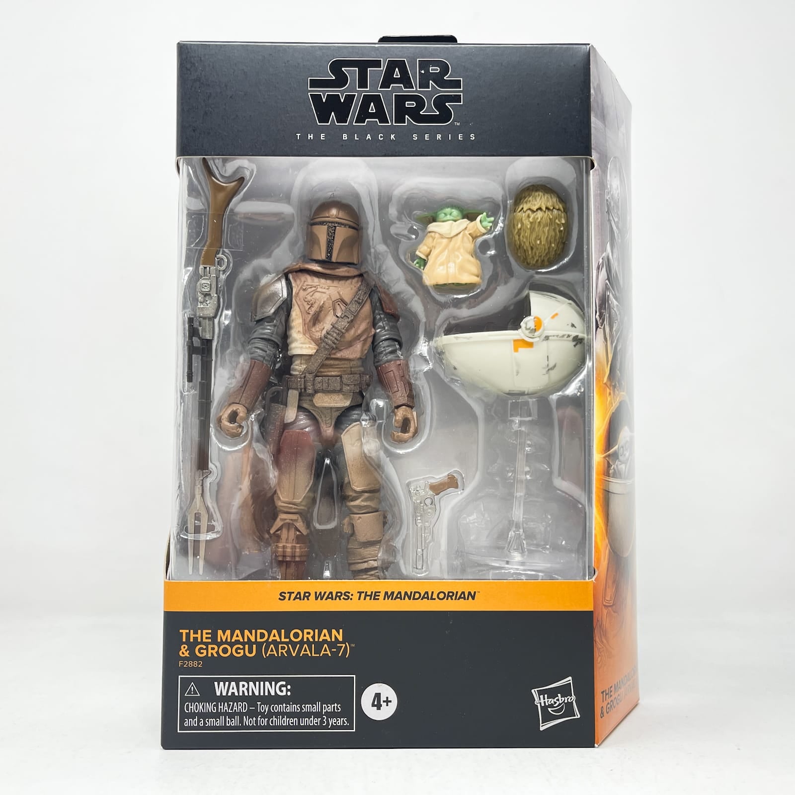 Vintage Hasbro Star Wars Black Series Sealed Figures The Mandalorian & Grogu (Arvala-7) - Hasbro Black Series (2022)