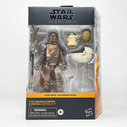 Vintage Hasbro Star Wars Black Series Sealed Figures The Mandalorian & Grogu (Arvala-7) - Hasbro Black Series (2022)