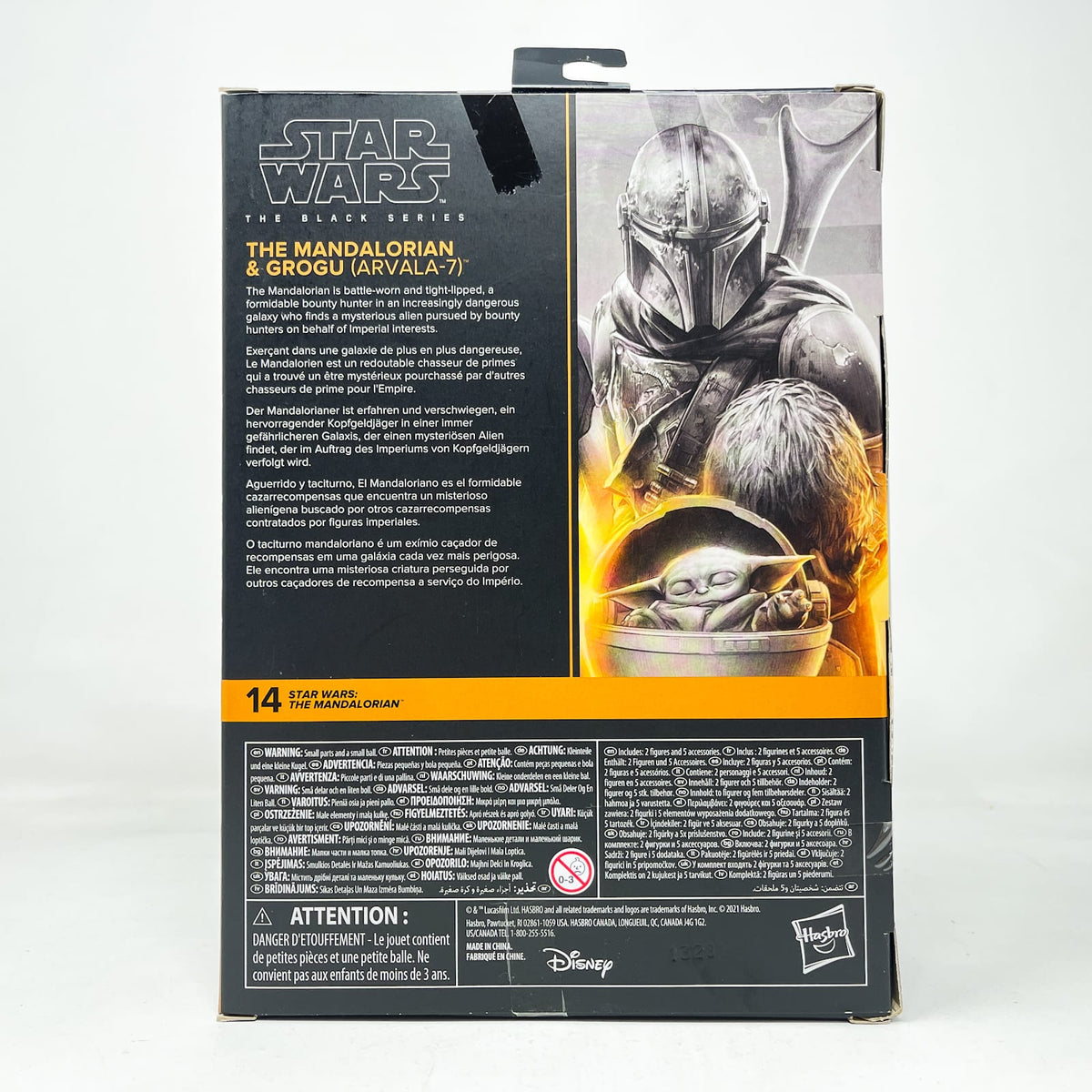 Vintage Hasbro Star Wars Black Series Sealed Figures The Mandalorian & Grogu (Arvala-7) - Hasbro Black Series (2022)
