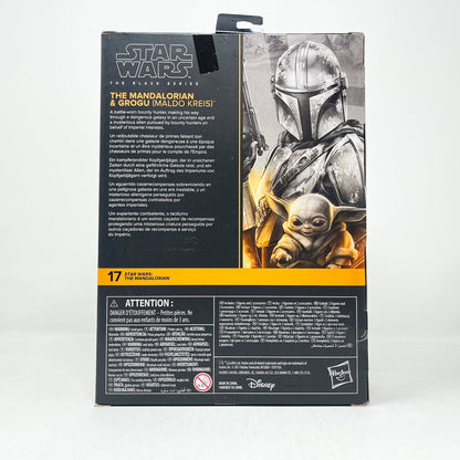 Vintage Hasbro Star Wars Black Series Sealed Figures The Mandalorian & Grogu (Maldo Kreis) Deluxe MAN17 - Hasbro Black Series
