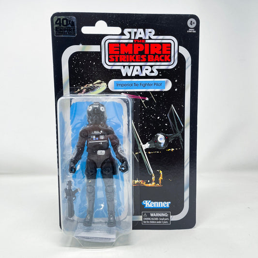 Vintage Hasbro Star Wars Black Series Sealed Figures Tie Fighter Pilot (ESB) - Black Series 40th Hasbro Star Wars Action Figure