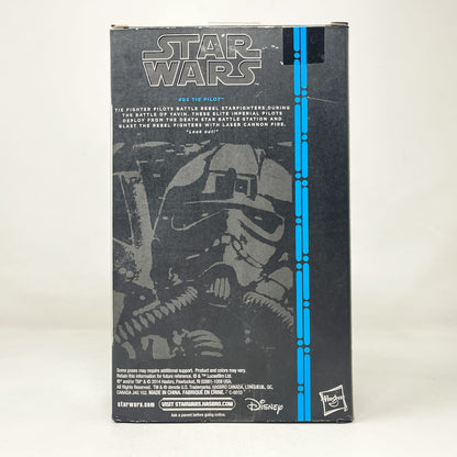 Vintage Hasbro Star Wars Black Series Sealed Figures Tie Pilot #05 - Blue Line - Hasbro Black Series (2014)