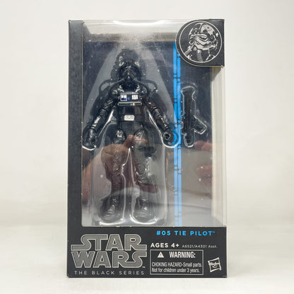 Vintage Hasbro Star Wars Black Series Sealed Figures Tie Pilot #05 - Blue Line - Hasbro Black Series (2014)