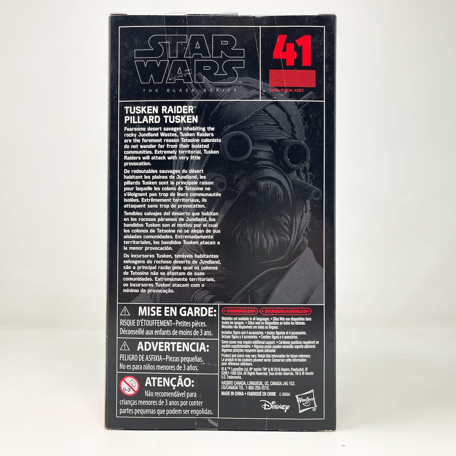 Vintage Hasbro Star Wars Black Series Sealed Figures Tusken Raider #41 - Hasbro Black Series (2017)