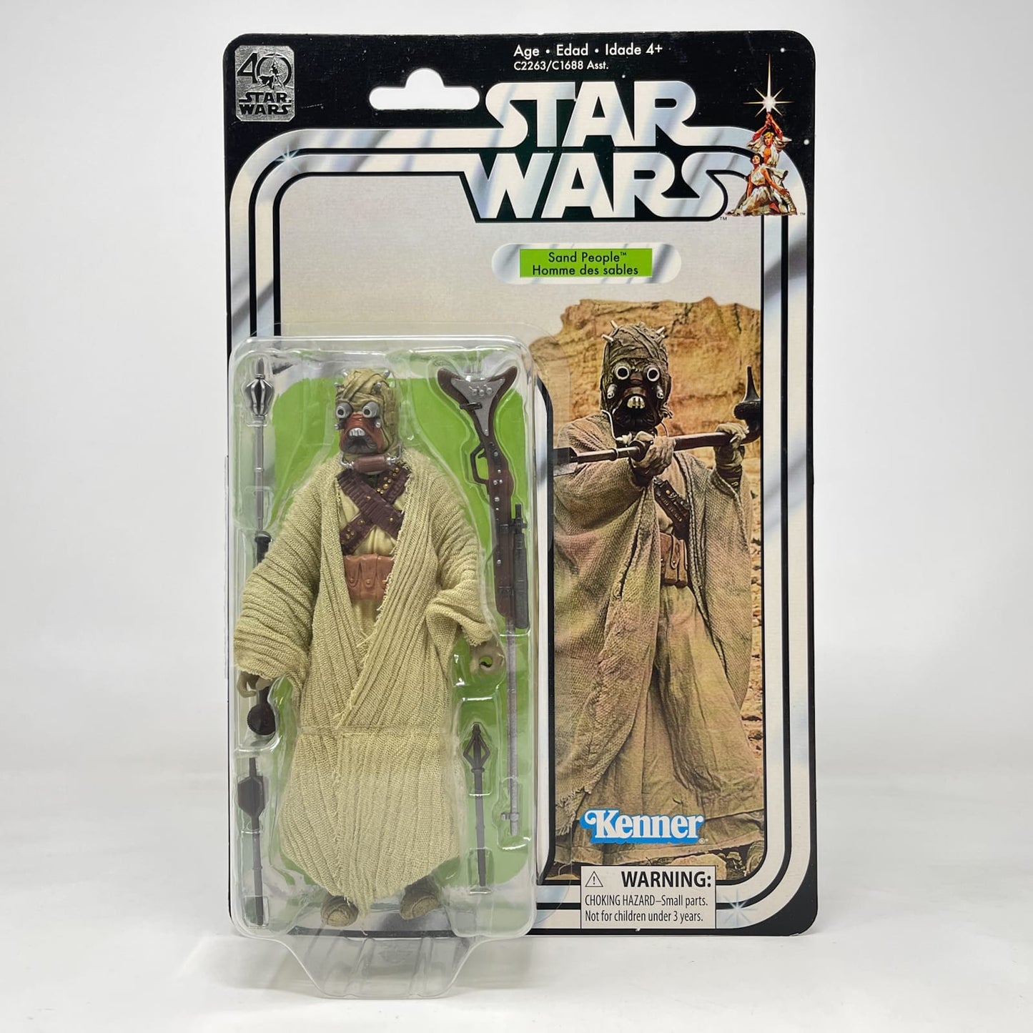Vintage Hasbro Star Wars Black Series Sealed Figures Tusken Raider (Sand People) - 40th Anniversary - Hasbro Black Series (2017)