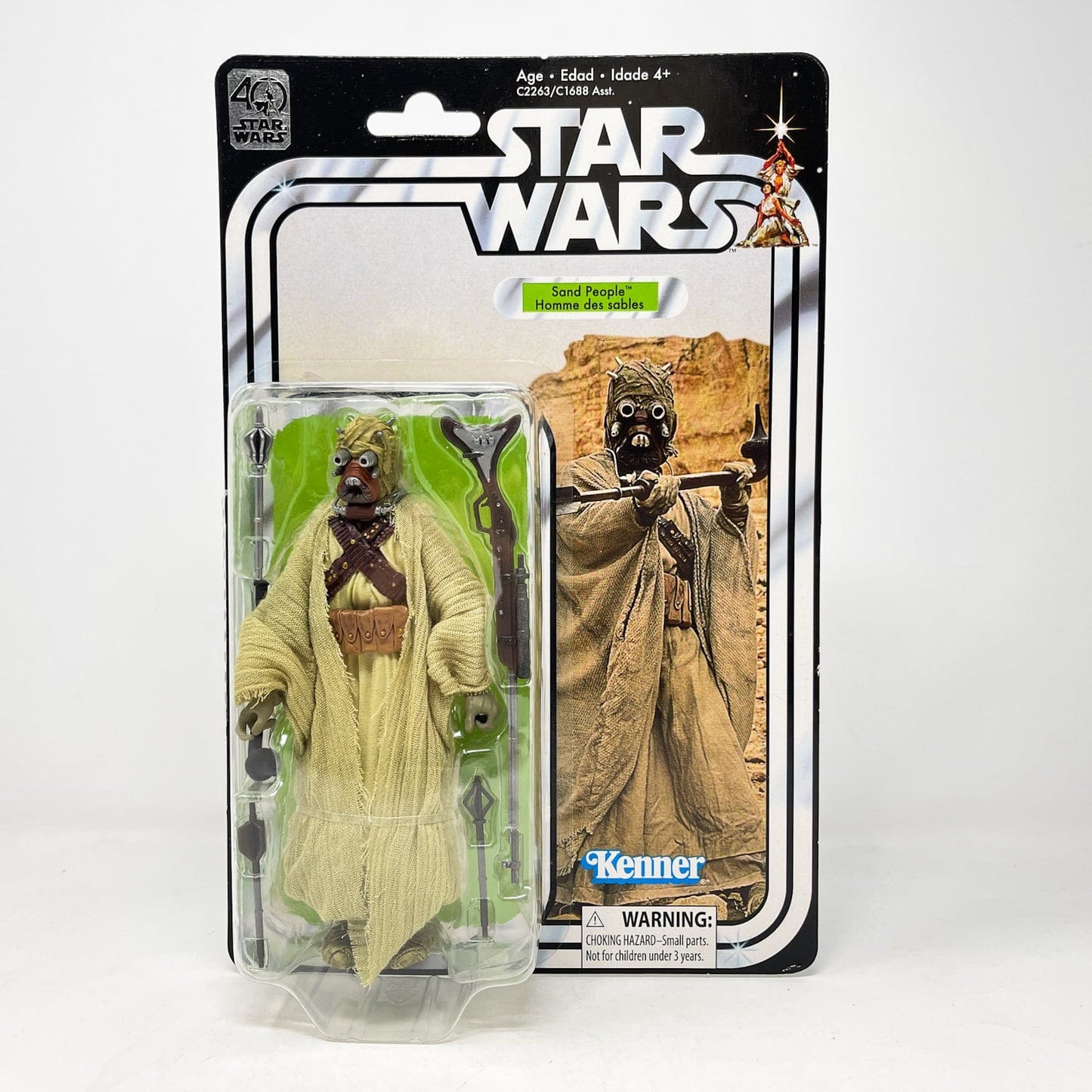 Vintage Hasbro Star Wars Black Series Sealed Figures Tusken Raider (Sand People) 40th - Black Series Hasbro Star Wars Action Figure