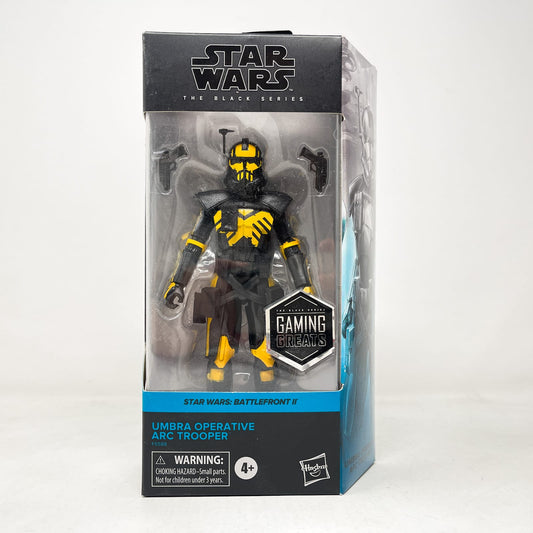 Vintage Hasbro Star Wars Black Series Sealed Figures Umbra Operative ARC Trooper Gaming Greats #09 - Hasbro Black Series (2022)