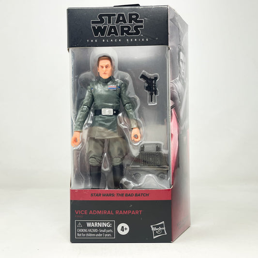 Vintage Hasbro Star Wars Black Series Sealed Figures Vice Admiral Rampart (The Bad Batch) BB 08 - Hasbro Black Series (2021)